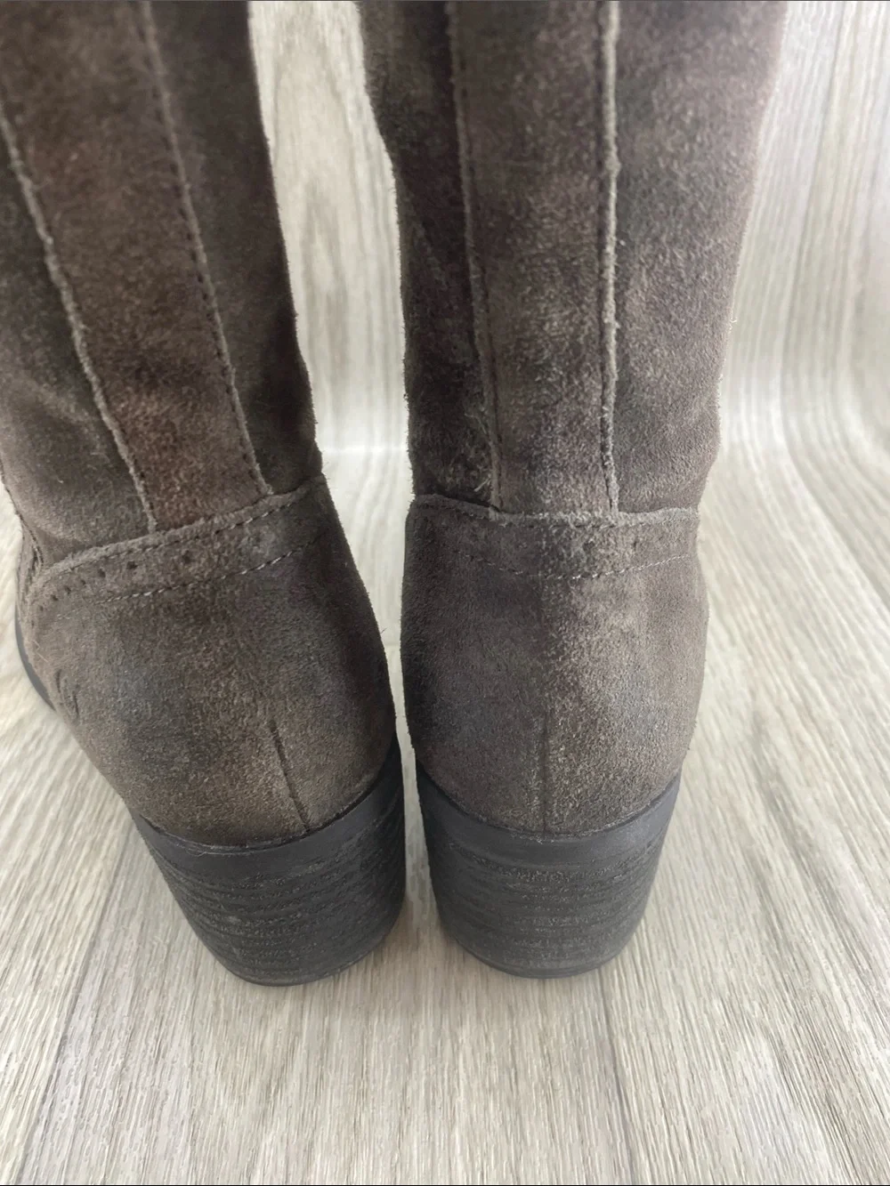 Born Women's Over-The-Knee Suede Boots in Dark Brown